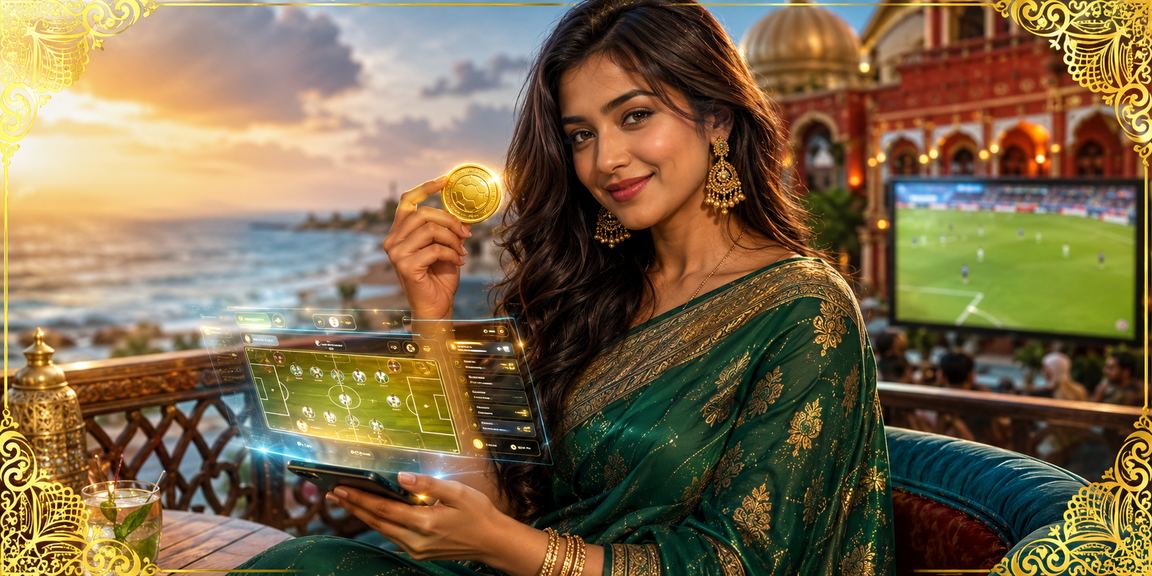 A bettor browsing betwinner11 bonus offers on mobile at Cox's Bazar beach