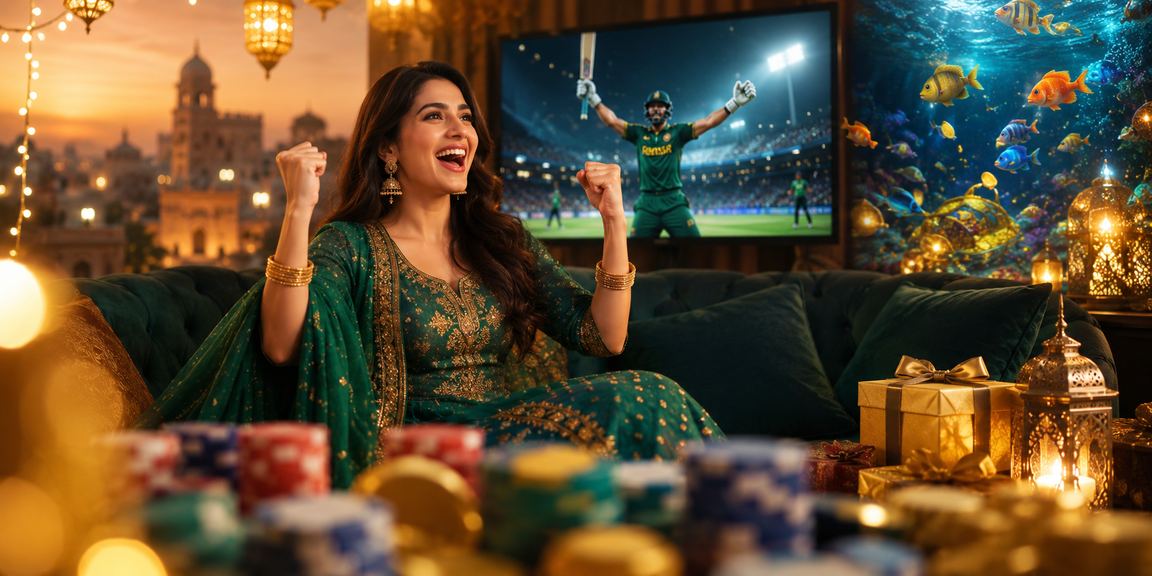 A joyful cricket betting moment at an Eid festival in Sonargaon