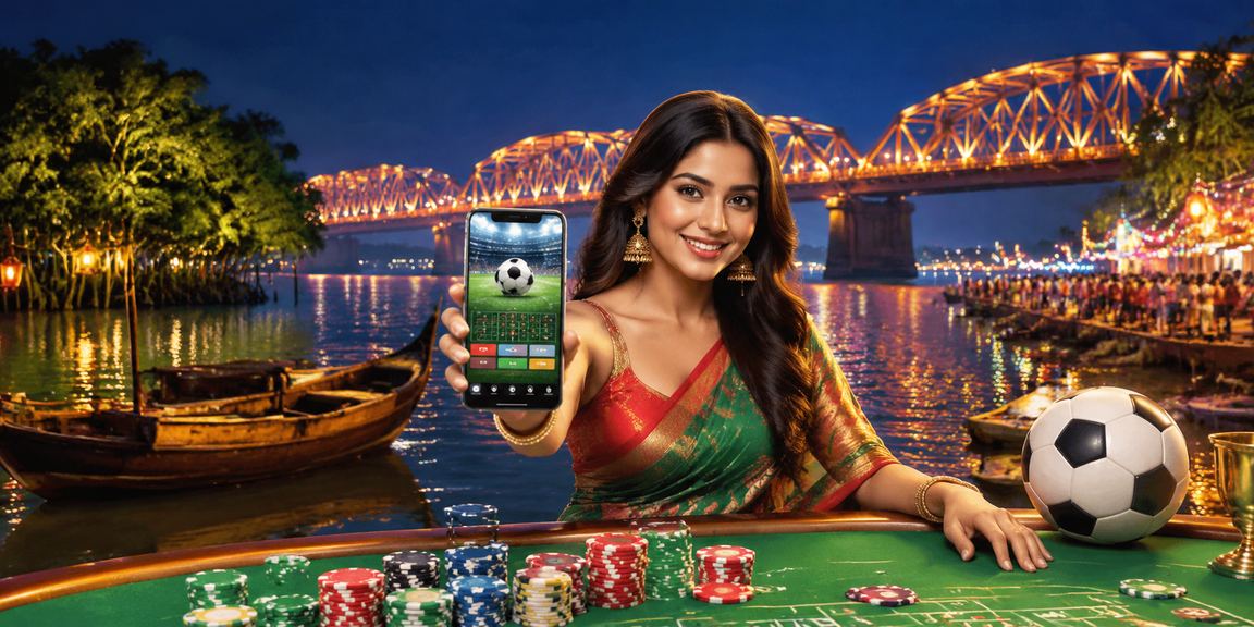 A Bangladeshi user enjoying football betting in the Sundarbans region